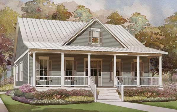 Bradley Creek Cottage home Plan Wilmington NC